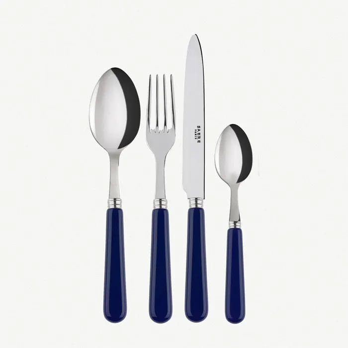 Besteck POP UNIS navy blue 24-teilig